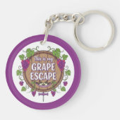 Wine Time Sleutelhanger (Achterkant)