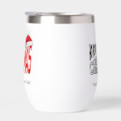 Wine Tumbler : It's Christmas (white) (Rechts)
