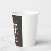 WIne Turkije Familie Grappige Thanksgiving Papieren Bekers (Links)