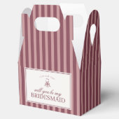 Wine Vineyard Club Bridesmaid Proposal Box Bedankdoosjes (Geopend)
