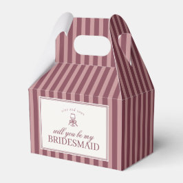 Wine Vineyard Club Bridesmaid Proposal Box Bedankdoosjes