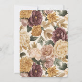 Wine Vineyard Club Old Money Striped Red Birthday Kaart (Achterkant)