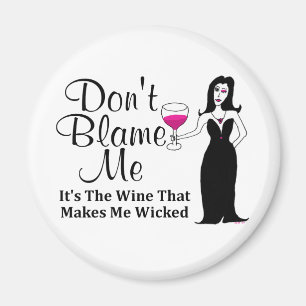 Wine Vixen: "Vergeef me niet, het is de wijn..." Magneet