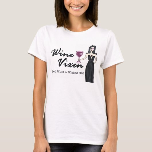 Wine Vixen "Woonmeisje" T-shirt (Voorkant)