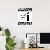 Wine Vixen Wyed Girl Zebra Print (Thuiskantoor)