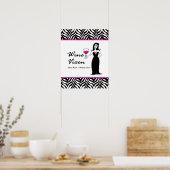 Wine Vixen Wyed Girl Zebra Print (Keuken)