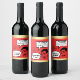 Wine & Whine: Custom Labels for Your Drama-Filled Wijn Etiket