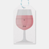 Wine Wishing Well invoegen en cadeau Label Cadeaulabel (Achterkant)