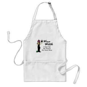 Wine Witch Apron Standaard Schort