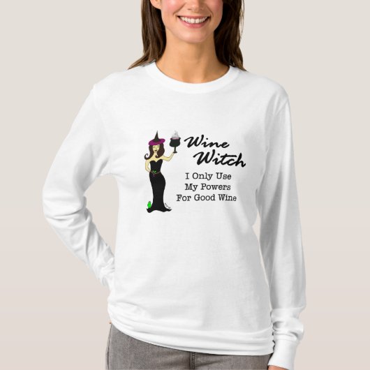 Wine Witch T-shirt (Voorkant)