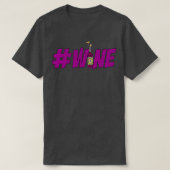 WINE witte versie T-shirt (Design voorkant)