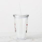 Wine Word Cloud Design Acryltrommels Acryl Drinkbeker (Links)