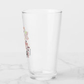 Wine Word Cloud Design Drink glas (Links)