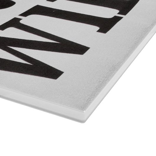 Wine Word Cloud Design Glass Cutting Board Snijplank (Hoek)