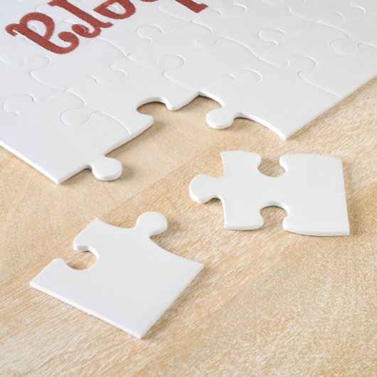 Wine Word Cloud Design Puzzle Legpuzzel (Zijkant)