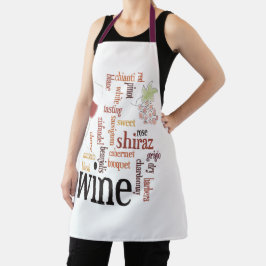 Wine Word Cloud Design Schort