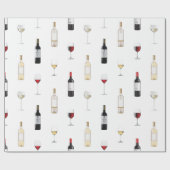 Wine Wrapping Paper Cadeaupapier (Vlak)