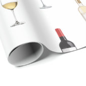 Wine Wrapping Paper Cadeaupapier (Rol Hoek)