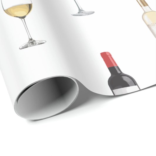 Wine Wrapping Paper Cadeaupapier (Rol Hoek)