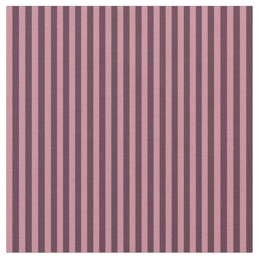 Wineberry and Lipstick Pink Stripes Stof (Close Up)