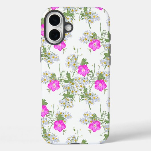 Winecups en Asters Hoesje-Mate Tough Phone Case (Achterkant)