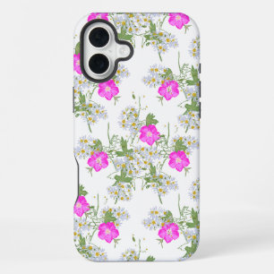 Winecups en Asters Hoesje-Mate Tough Phone Case iPhone 16 Plus Hoesje