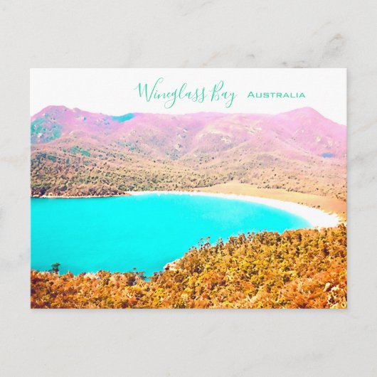 Wineglass Bay Tasmania Australië Briefkaart (Voorkant)