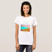 Wineglass Bay Tasmania Australië T-shirt (Voorkant volledig)