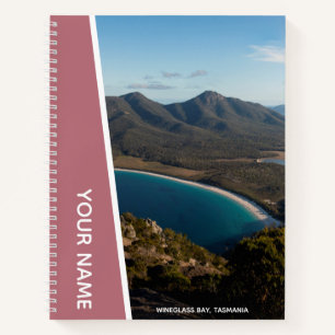 Wineglass Bay, Tasmanië, Australië, Roos Gold Notitieboek