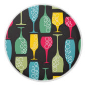 Wineglass Keramische Knop (Voorkant)