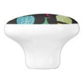 Wineglass Keramische Knop (Zijkant)