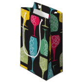 Wineglass Klein Cadeauzakje (Voorkant Gekanteld)