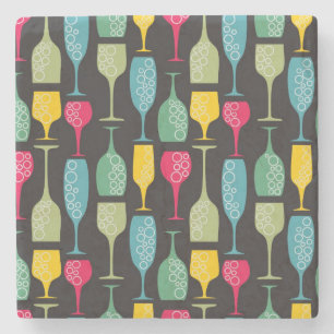 Wineglass Stenen Onderzetter