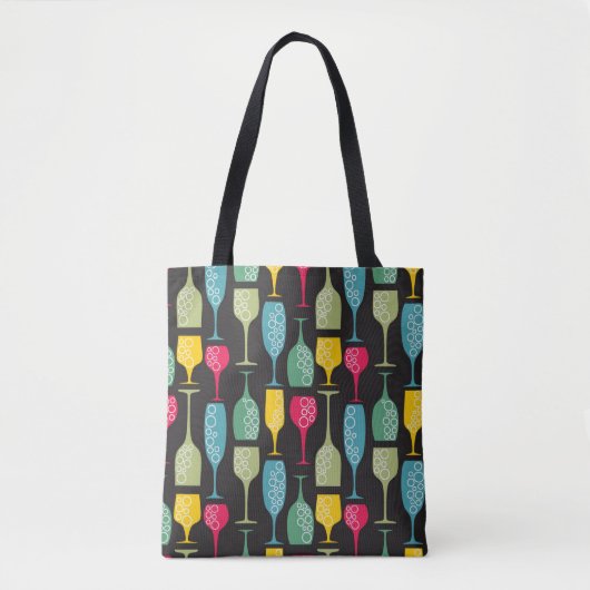 Wineglass Tote Bag (Voorkant)
