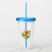 Winegums Acryltumbler Acryl Drinkbeker (Voorkant)