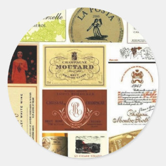 winelabel-inspiratie ronde sticker