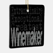 Winemaker Extraordinaire Keramisch Ornament (Rechts)