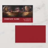 Winemaker Winery Taster Visitekaartje Sommelier (Voorkant / Achterkant)