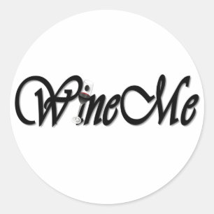 WineMe Ronde Sticker