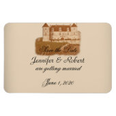  Winery Bruiloft Save the Date Magneet (Horizontaal)