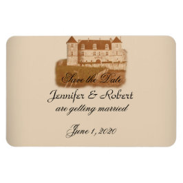 Winery Bruiloft Save the Date Magneet