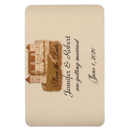  Winery Bruiloft Save the Date Magneet