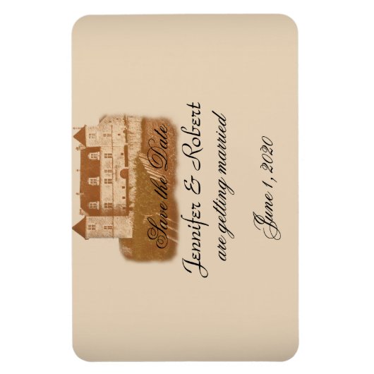  Winery Bruiloft Save the Date Magneet (Verticaal)