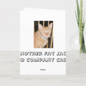 Winery Cat Greetings Kaart (Achterkant)