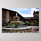 Winery Fountain Poster (Voorkant)