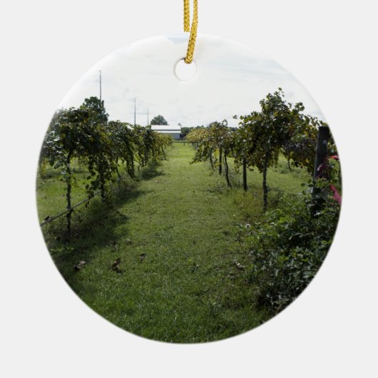 Winery Keramisch Ornament (Voorkant)