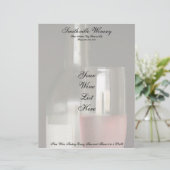 Winery Letterhead Briefhoofd Sjabloon (Staand voorkant)