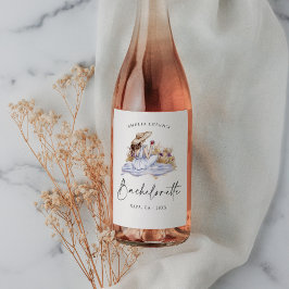 Winery Picknick Cottage Bachelorette Weekend Wijn Etiket