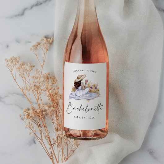 Winery Picknick Cottage Bachelorette Weekend Wijn Etiket
