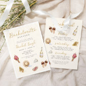 Winery Picnic Bachelorette Weekend Uitnodiging